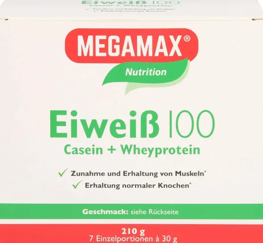 Eiweiss 100 Erdbeer Megamax 7 X 30 G Pulver