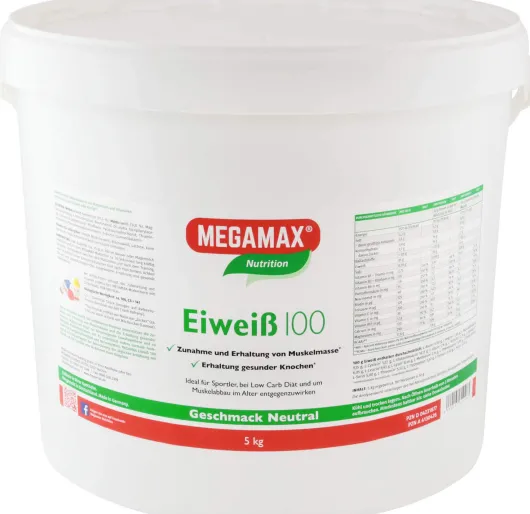Eiweiss 100 Neutral Megamax 5 KG Pulver