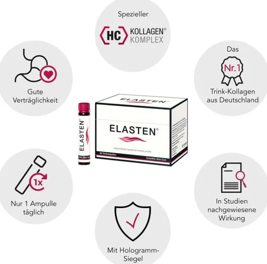 Elasten Trinkampullen 3 x 28 Stück Geschenkbox