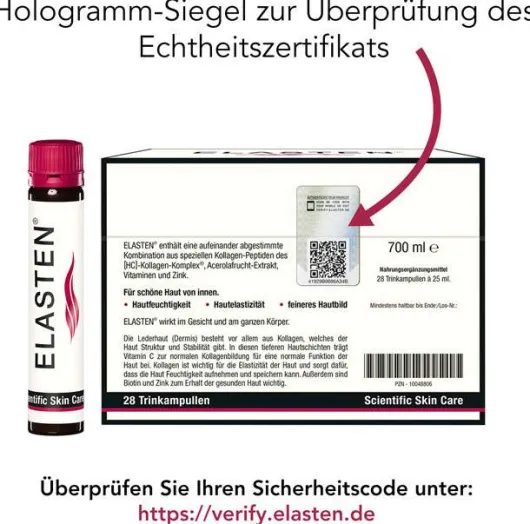 Elasten Trinkampullen 3 x 28 Stück Geschenkbox