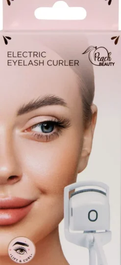 Elektrische Wimpernzange mit Wärme und Clipfunktion, 1 Stück