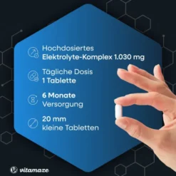 Elektrolyte Komplex Tabletten Mit Magnesium 180 Stück