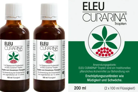 Eleu Curarina Tropfen 1 ml Taigawurzel-Fluidextrakt 200 ml