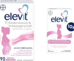 Elevit 1 Kinderwunsch & Schwangerschaft 90 Tabletten + gratis 40 Tabletten
