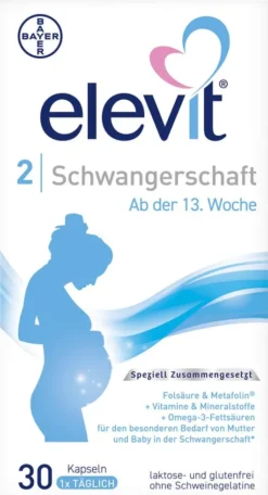 Elevit 2 Schwangerschaft 30 Kapseln