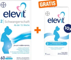 Elevit 2 Schwangerschaft 60 Kapseln + gratis 40 Kapseln