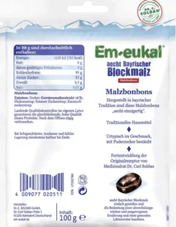 Em Eukal Bonbons Aecht Bayrischer Blockmalz Gg.Azh 100 G