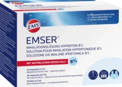 Emser Inhalationslösung Hyperton 8 % 20 X 5 ml Inhalationsampullen