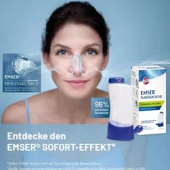 Emser Nasendusche mit 4 Beutel Nasenspülsalz