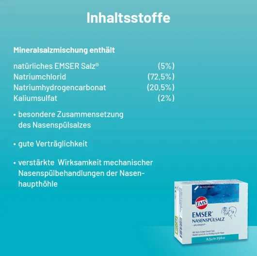 Emser Nasenspülsalz physiologisch 50 Beutel Pulver