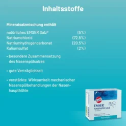 Emser Nasenspülsalz physiologisch 20 Beutel Pulver