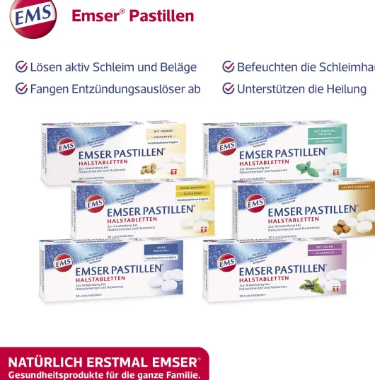 Emser Pastillen ohne Menthol 30 Stück