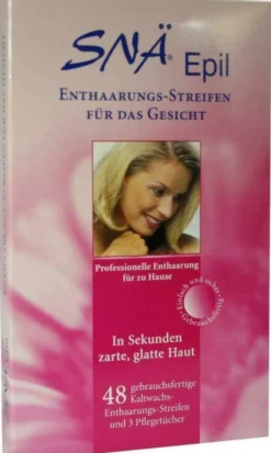 Enthaarungs-Streifen Gesicht Snae Epil 48 Stück