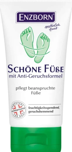 Enzborn Schöne Füße Fußcreme- Gel mit Urea & Weißdorn 75 ml