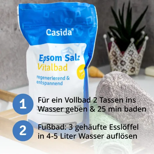 Epsom Salz Vitalbad 1000 G Salz