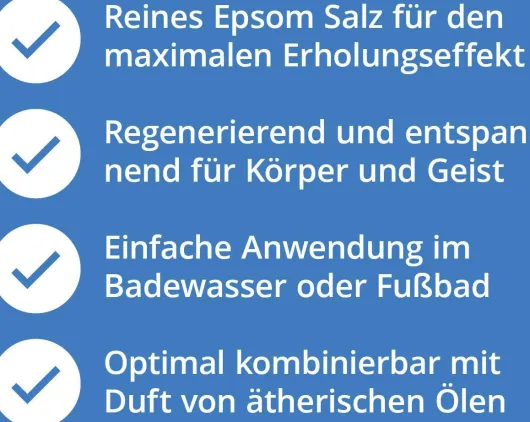 Epsom Salz Vitalbad 1000 G Salz