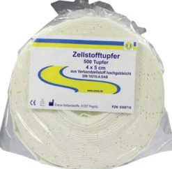 Erena Zellstofftupfer 4 X 5 cm 500 Tupfer
