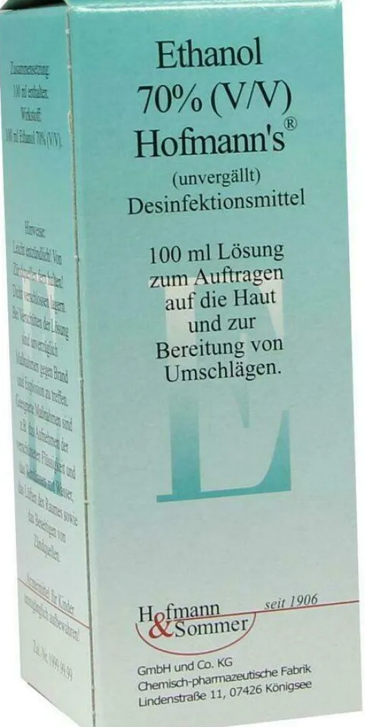 Ethanol 70% Hofmanns 100 ml Lösung