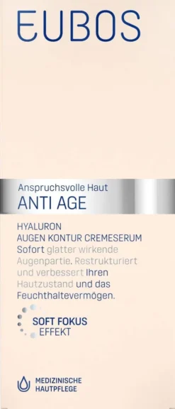 Eubos Anti Age Hyaluron Augen Kontur Cremeserum 15 ml