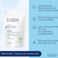 Eubos Creme Ölbad Nachfüllbeutel 400 ml Bad