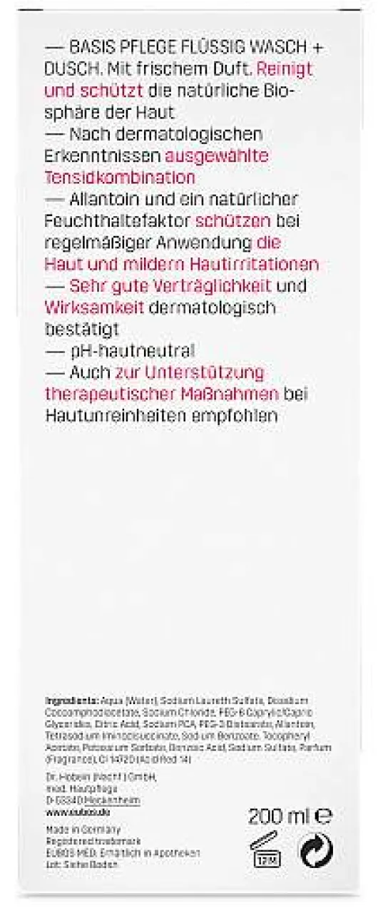 Eubos Flüssig Rot Mit Frischem Duft 200 ml 200 ml Flüssigkeit