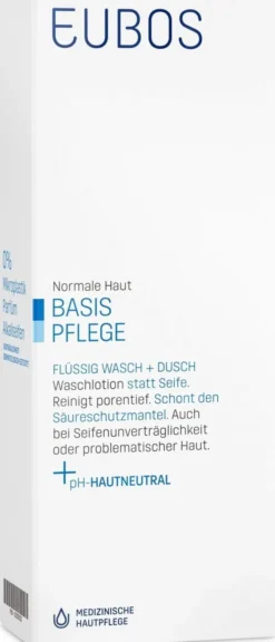 Eubos Flüssig Wasch Emulsion Unparfümiert 200 ml Flüssigkeit