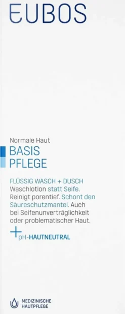 Eubos Flüssig Wasch Emulsion Unparfümiert 200 ml Flüssigkeit