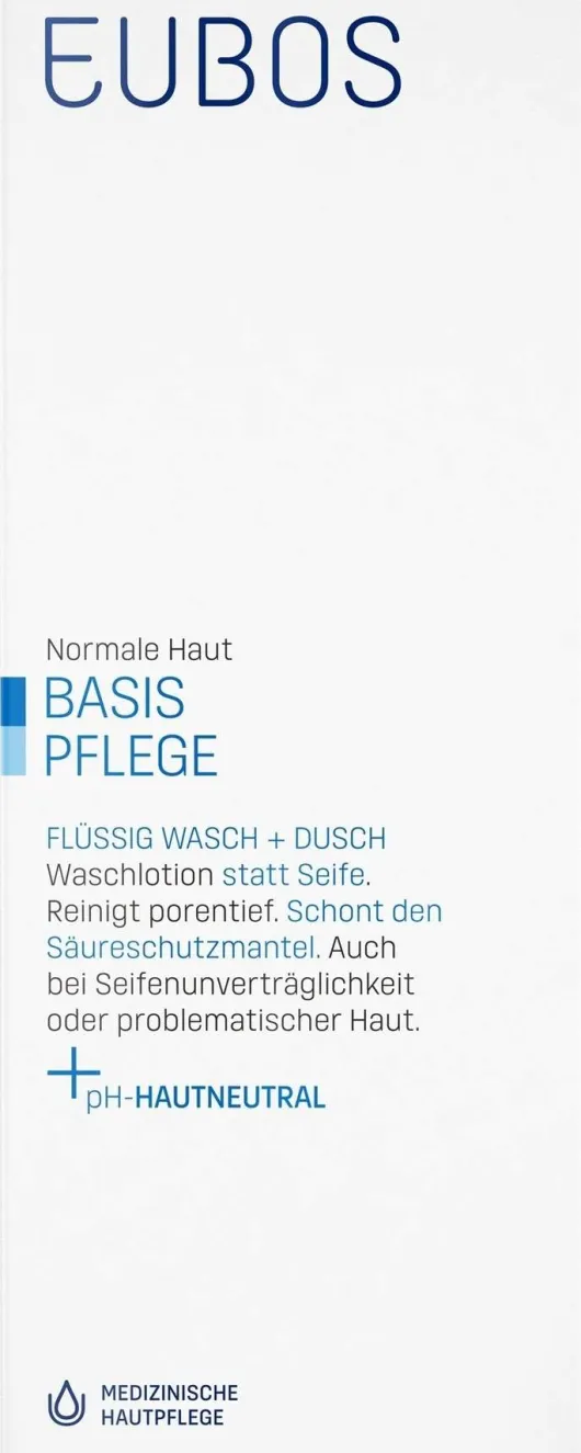 Eubos Flüssig Wasch Emulsion Unparfümiert 200 ml Flüssigkeit