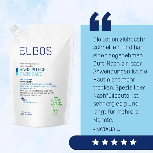 Eubos Hautbalsam F Nachfüllbeutel 400 ml Lotion