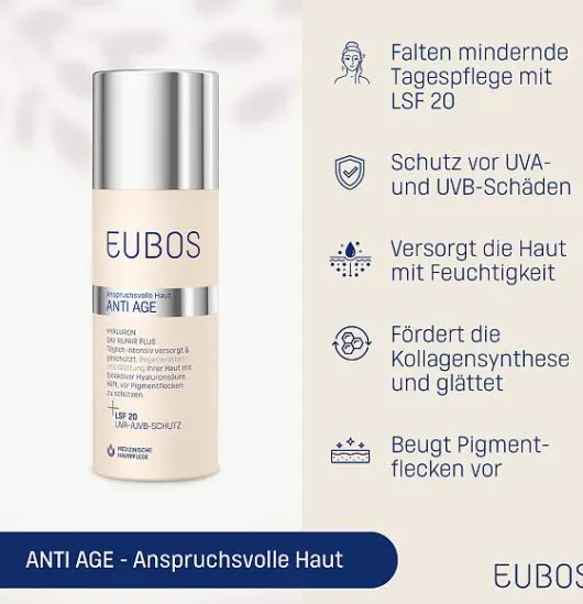 Eubos Hyaluron Day Repair Plus Lsf 20 Creme 50 ml