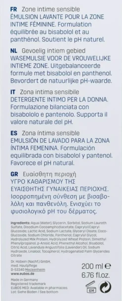 Eubos Intimate Woman Waschemulsion 200 ml