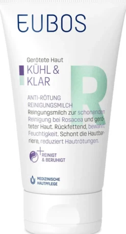 Eubos Kühl & Klar Anti-Rötung Reinigungsmilch 150 ml