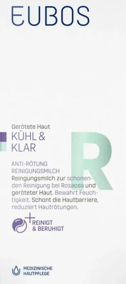 Eubos Kühl & Klar Anti-Rötung Reinigungsmilch 150 ml