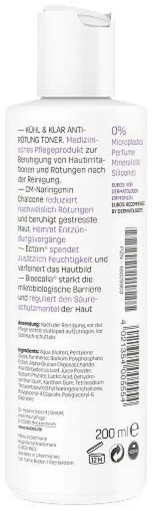 Eubos Kühl & Klar Anti-Rötung Toner 200 ml