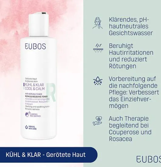 Eubos Kühl & Klar Anti-Rötung Toner 200 ml