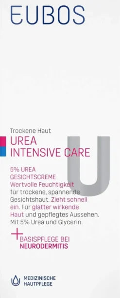 Eubos Trockene Haut Urea 5% 50 ml Gesichtscreme