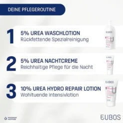 Eubos Trockene Haut 5 % Urea 50 ml Nachtcreme
