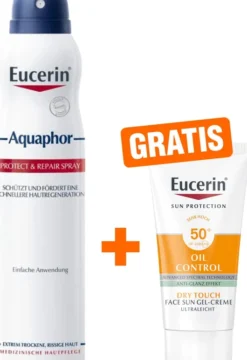Eucerin Aquaphor Spray 250 ml + gratis Eucerin Sun Gel-Creme Oil Control 20 ml