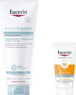 Eucerin AtopiControl Hydro-Lotion 400 ml + gratis Eucerin Sun Gelcreme Oil Control 20 ml