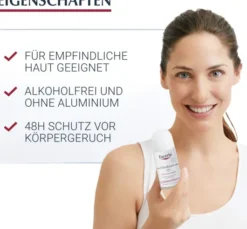 Eucerin Deodorant Roll-On 0% Aluminium 2 x 50 ml