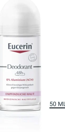 Eucerin Deodorant Roll-On 0% Aluminium 2 x 50 ml