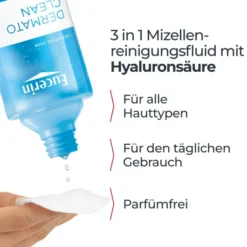 Eucerin Dermatoclean Hyaluron Mizellen Reinigungsfluid 3in1 200 ml