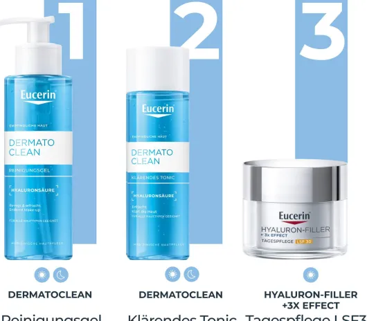 Eucerin Dermatoclean Hyaluron klärendes Gesichtswasser 200 ml