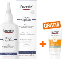 Eucerin Dermo Capillaire kopfhautberuhigend Tonikum 100 ml + gratis Sun Gel-Creme Oil Control 20 ml