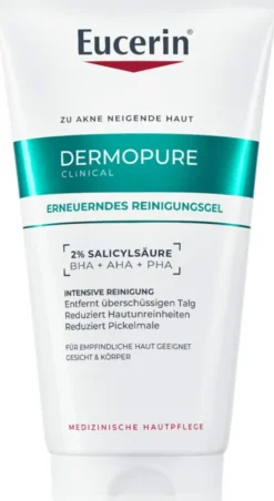 Eucerin DermoPure Clinical erneuerndes Reinigungsgel 150 ml