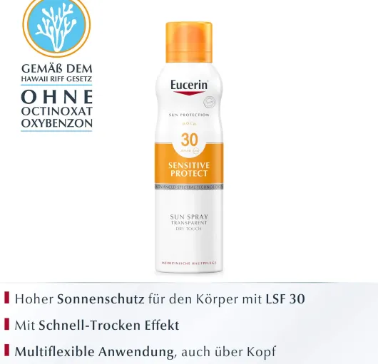 Eucerin Dry Touch Sun Spray LSF30 200 ml Spray