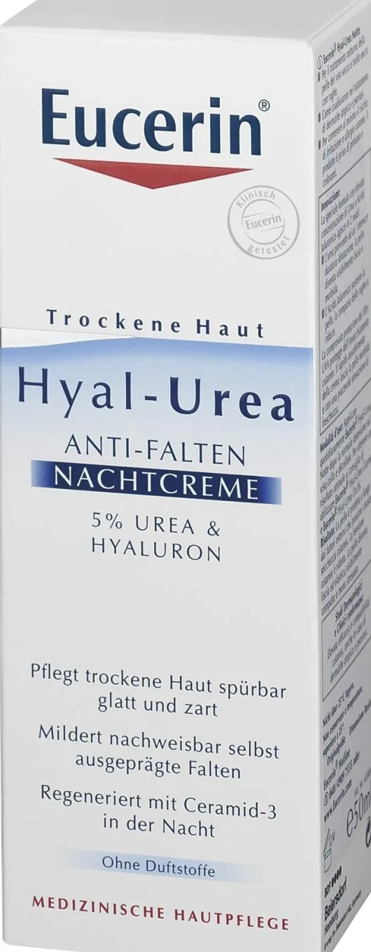 Eucerin Hyal Urea 50 ml Antifaltencreme Nacht