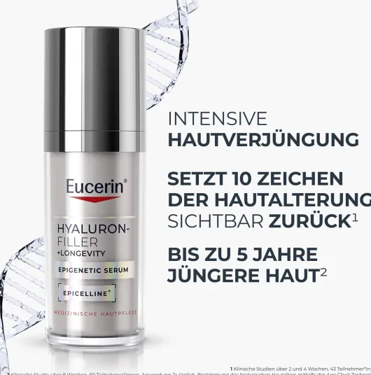 Eucerin Hyaluron - Filler + Longevity Epigenetic Serum 30 ml