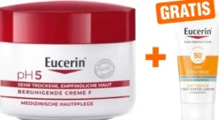 Eucerin pH5 Creme F 75 ml + gratis Eucerin Sun Gelcreme Oil Control 20 ml