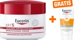 Eucerin pH5 Creme 75 ml empfindliche Haut + gratis Eucerin Sun Gelcreme Oil Control 20 ml